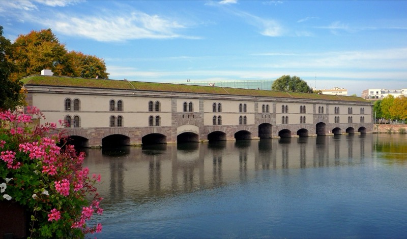 Barrage Vauban on the Ill river