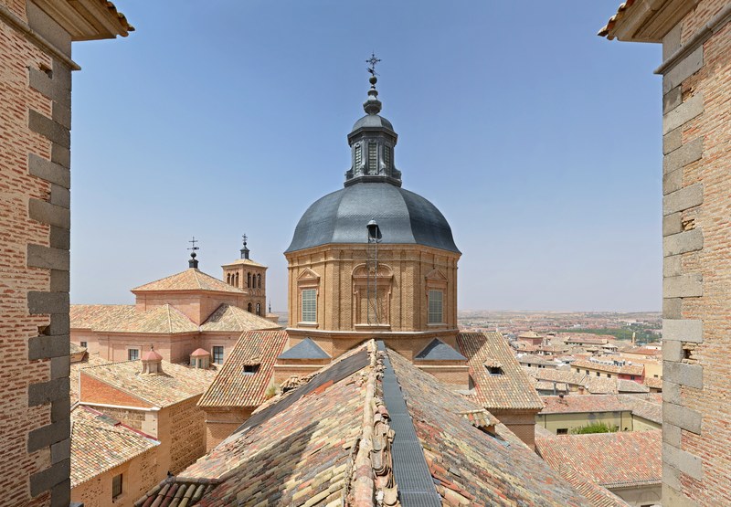 Iglesia de los Jesuitas twin Baroque towers Toledo