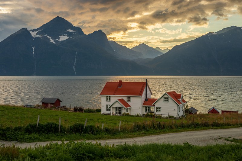 Lyngen Fjord from Falsnesfjellet