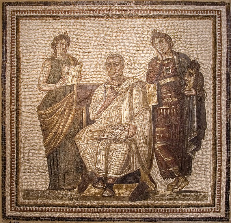 Virgil mosaic, Bardo National Museum