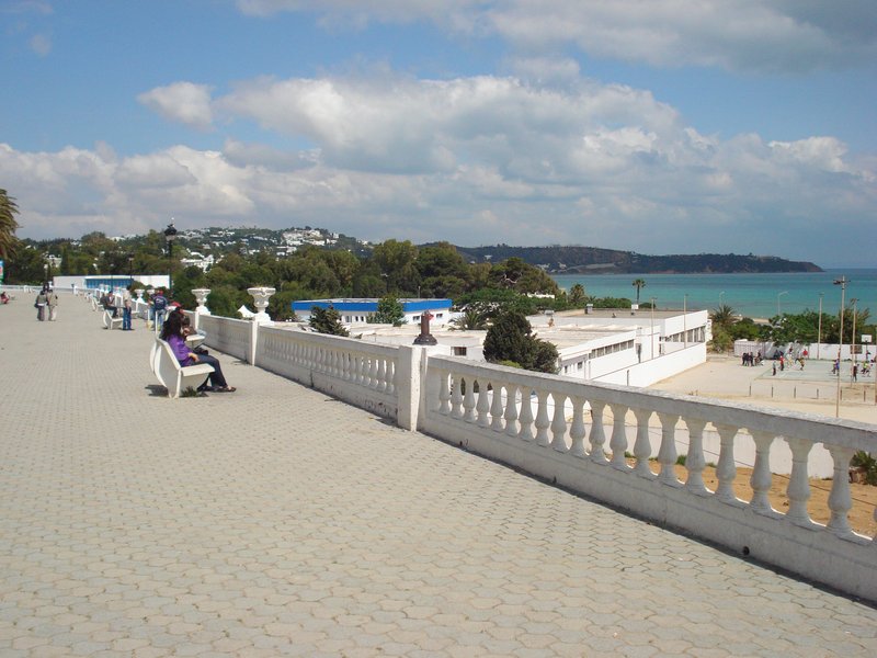 La Marsa corniche and beach