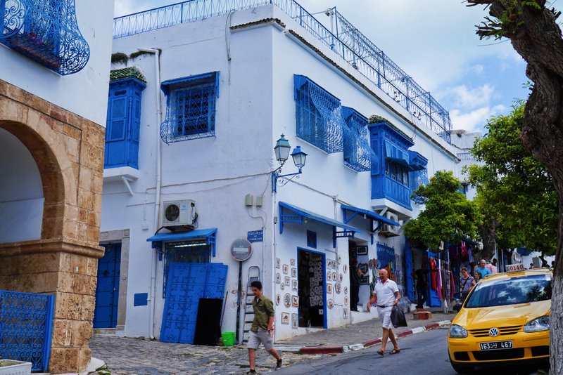 Sidi Bou Said street scene