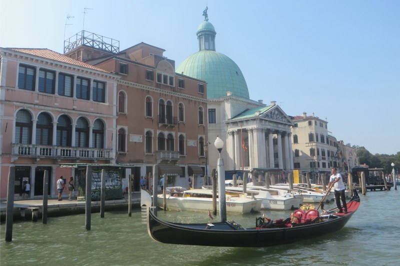Gondola on the Grand Canal, Venice