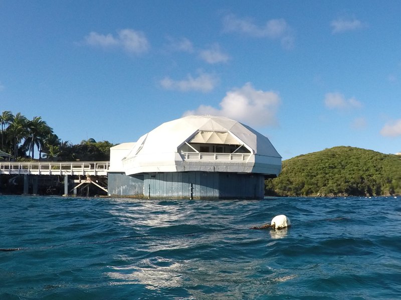 Coral World Ocean Park underwater observatory tower