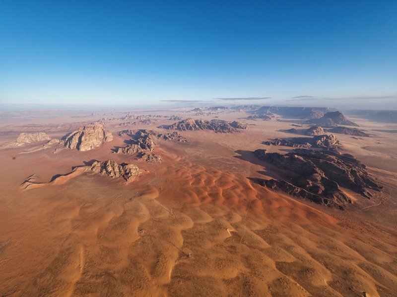 Hot air balloon, Wadi Rum