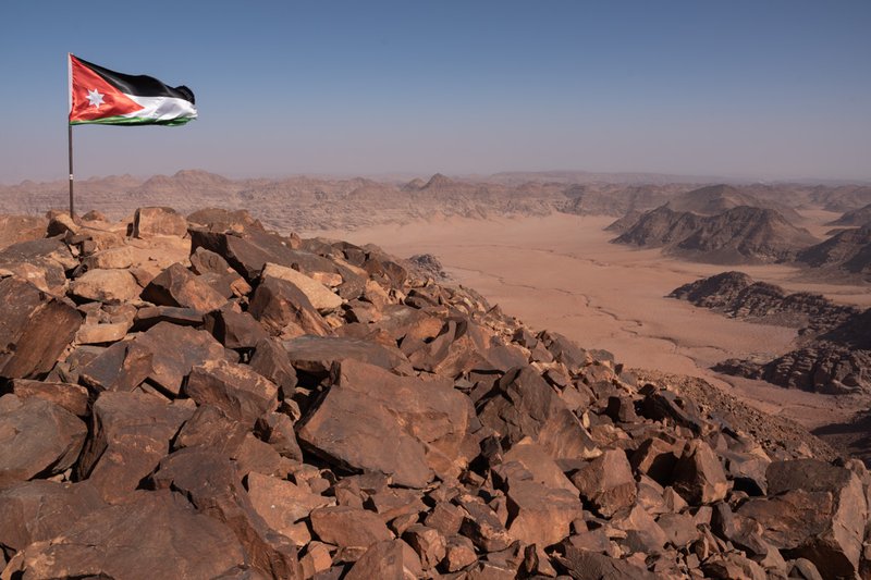 Jabal Umm ad Dami summit view