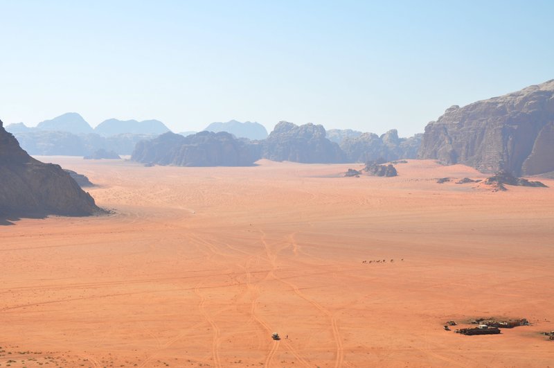Wadi Rum jeep safari route