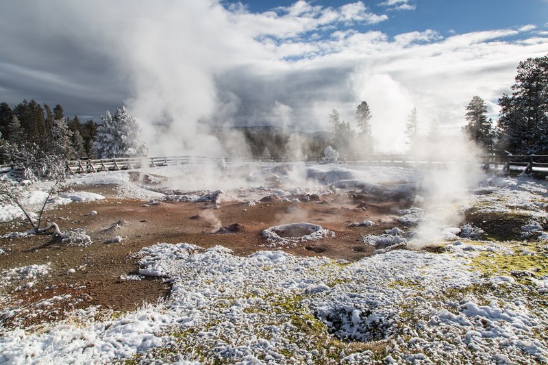Fountain Paint Pot geothermal features
